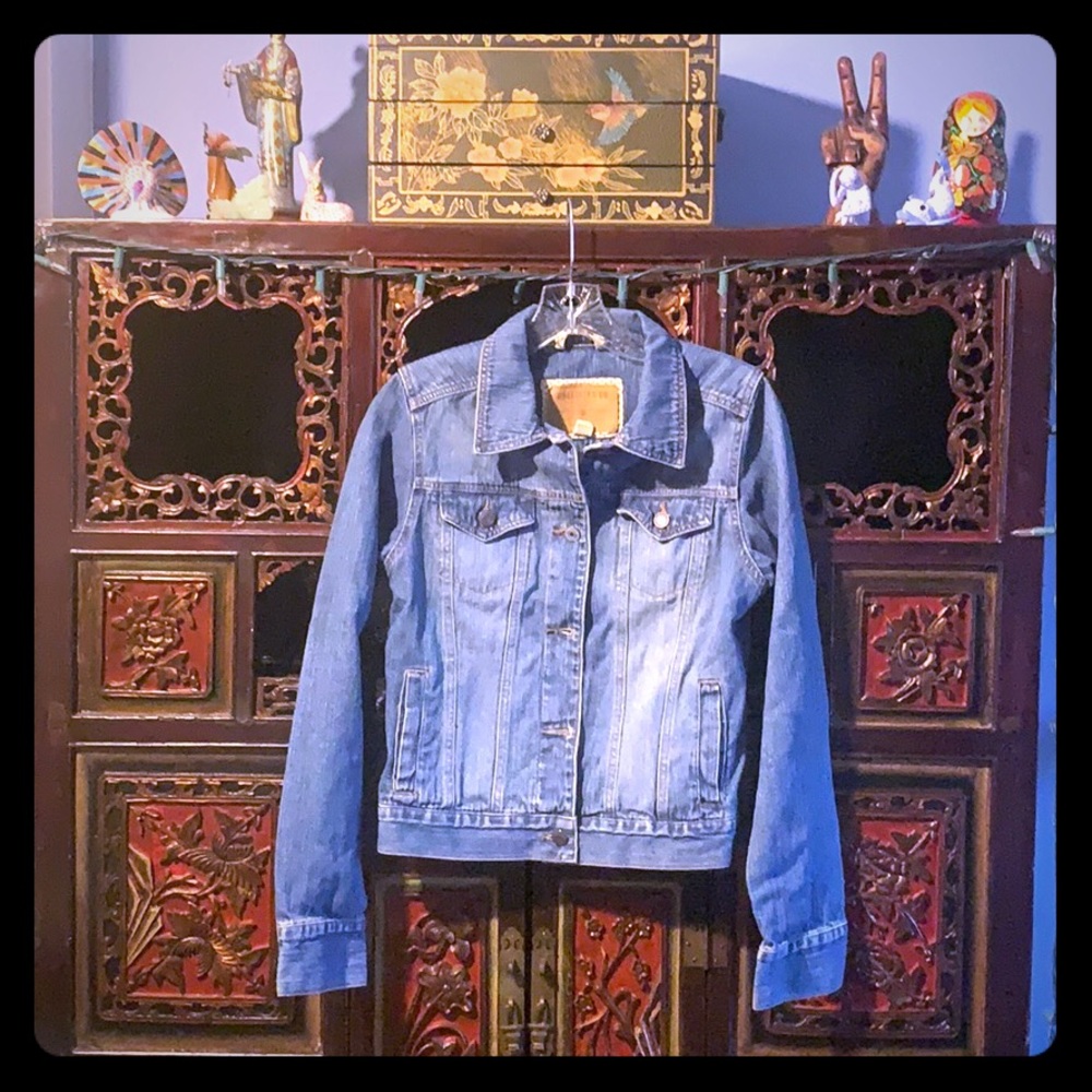 Hollister Blue Denim Jean Jacket